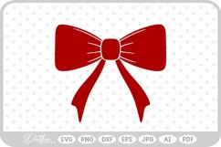 Ribbon Bow Tied Knot SVG PNG DXF Product Image 1