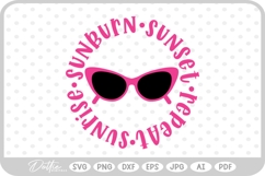 Sunburn Summer Sunshine Quote Sun Vacation Funny Hot SVG Product Image 1