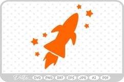Rocket SVG PNG DXF Product Image 1