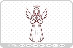 Angel Wings Halo Christmas Christian Jesus Religion Church Product Image 1