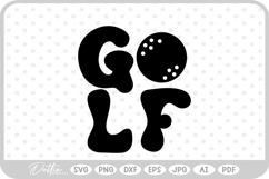 Golf SVG PNG DXF Product Image 1