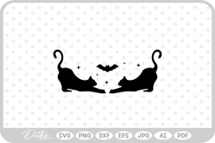Cats Witch Halloween Spooky Season Autumn SVG PNG DXF Product Image 1