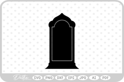 Gravestone Cemetery RIP Halloween Spooky Season SVG PNG DXF Product Image 1