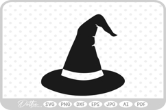 Witch Hat Spooky Halloween SVG PNG DXF Product Image 1