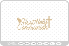 First Holy Communion SVG PNG DXF Product Image 1
