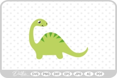Cute Dino Dinosaur Kids Room SVG PNG DXF Product Image 1