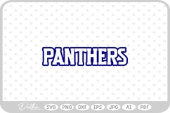 Panthers Sports Team SVG PNG DXF Product Image 1