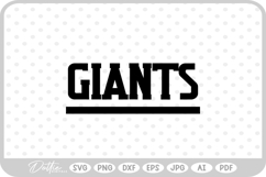 Giants Sports Team SVG PNG DXF Product Image 1