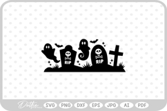 Zombie Hand Gravestone Tombstone Scene Cemetery Halloween Product Image 1
