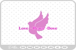 Dove Quote SVG PNG DXF Product Image 1