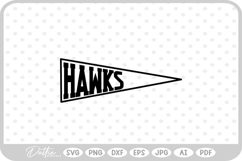 Hawks Sports Team SVG PNG DXF Product Image 1