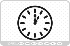 Clock SVG PNG DXF Product Image 1