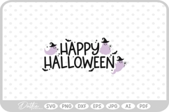 Ghost Witch Hat Wand SVG PNG DXF Product Image 1