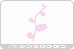 Botanical Hand Drawn Vine Doodle Nature SVG PNG DXF Product Image 1