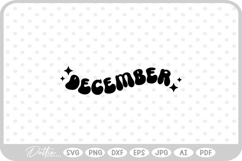 December Month SVG PNG DXF Product Image 1