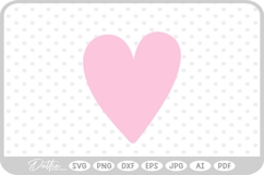 Heart Shape SVG PNG DXF Product Image 1