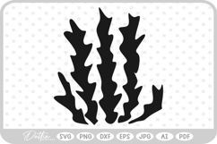 Coral Seaweed SVG PNG DXF Product Image 1