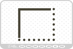 Geometric Shape Border SVG PNG DXF Product Image 1