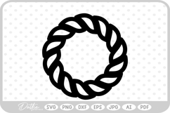 Rope Border SVG PNG DXF Product Image 1
