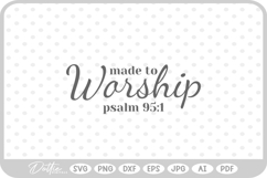 Pray Quote Religious Jesus Christian Cross SVG PNG DXF Product Image 1