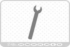 Wrench Tool SVG PNG DXF Product Image 1