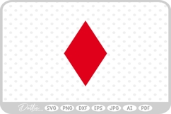 Playing Card Suit SVG PNG DXF Product Image 1
