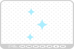 Snowflake Snow Sparkle Winter Cold Christmas SVG PNG DXF Product Image 1