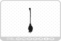 Broomstick Witch Halloween SVG PNG DXF Product Image 1