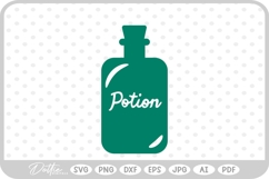 Potion Bottle SVG PNG DXF Product Image 1