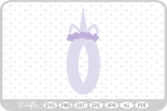 Unicorn Number 123456789 SVG PNG DXF Product Image 1