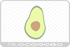 Avocado SVG PNG DXF Product Image 1