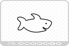 Shark SVG PNG DXF Product Image 1