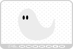 Ghost Halloween SVG PNG DXF Product Image 1