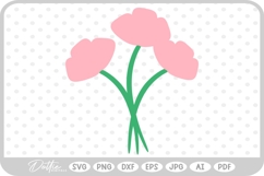 Bunch of Flowers SVG PNG DXF Product Image 1