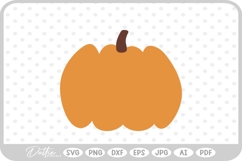 Pumpkin Halloween Autumn Fall Squash SVG PNG DXF Product Image 1