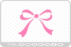 Ribbon Bow Hand Drawn Doodle SVG PNG DXF Product Image 1