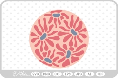 Abstract Flower Pattern Wavy Boho Botanic SVG PNG DXF Product Image 1