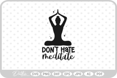 Yoga Quote SVG PNG DXF Product Image 1