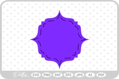 Elegant Dashed Shape SVG PNG DXF Product Image 1