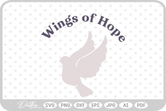 Dove Quote SVG PNG DXF Product Image 1