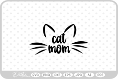 Cat Mom Mama Pet Animal Lover Kitten Quote Text Product Image 1