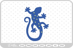 Lizard Gecko SVG PNG DXF Product Image 1