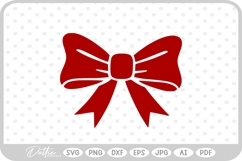 Ribbon Bow Tied Knot SVG PNG DXF Product Image 1