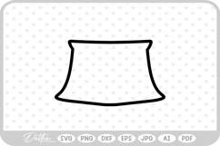 Skirt SVG PNG DXF Product Image 1