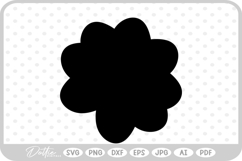 Flower Doodle Sketch Style Hand Drawn SVG PNG DXF Product Image 1
