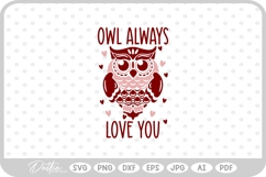 Owl Quote Bird SVG PNG DXF Product Image 1