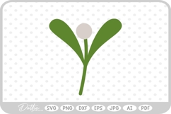 Mistletoe Christmas Plant SVG PNG DXF Product Image 1