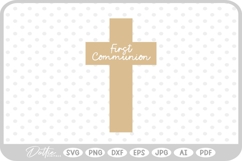 First Holy Communion SVG PNG DXF Product Image 1