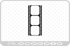 Film Movie Reel Tape SVG PNG DXF Product Image 1