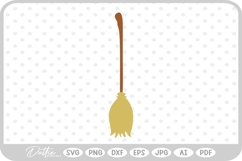 Broomstick Witches Broom Halloween SVG PNG DXF Product Image 1